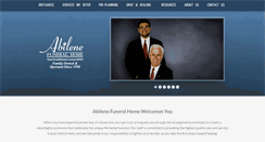 Desktop Screenshot of abilenefuneralhome.com